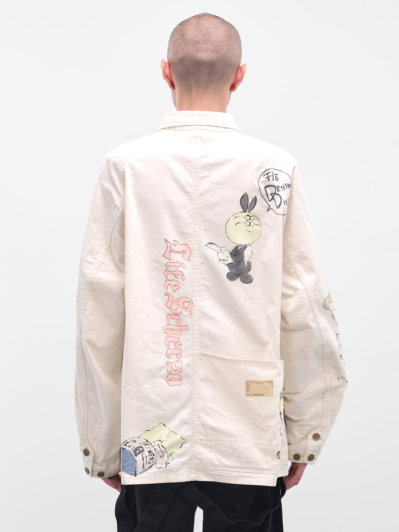 White Muratwill Cactus Beer Jacket (K2503LJ083-NAT-NATURAL)