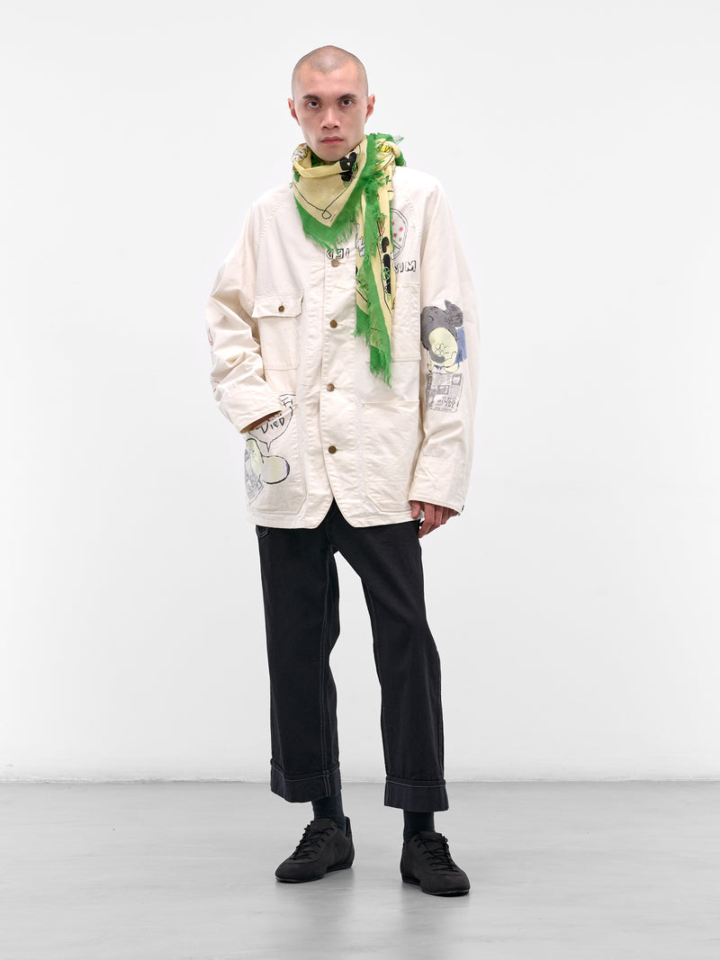 White Muratwill Cactus Beer Jacket (K2503LJ083-NAT-NATURAL)