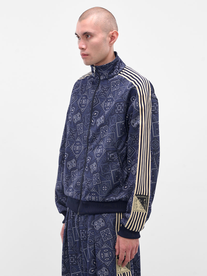 Navy Cookie Bandana Tracksuit Jacket (K2504LC150-NV-NAVY)