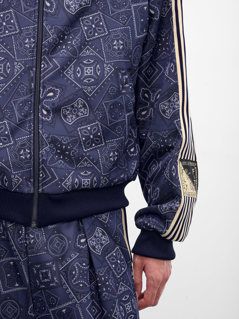 Navy Cookie Bandana Tracksuit Jacket (K2504LC150-NV-NAVY)