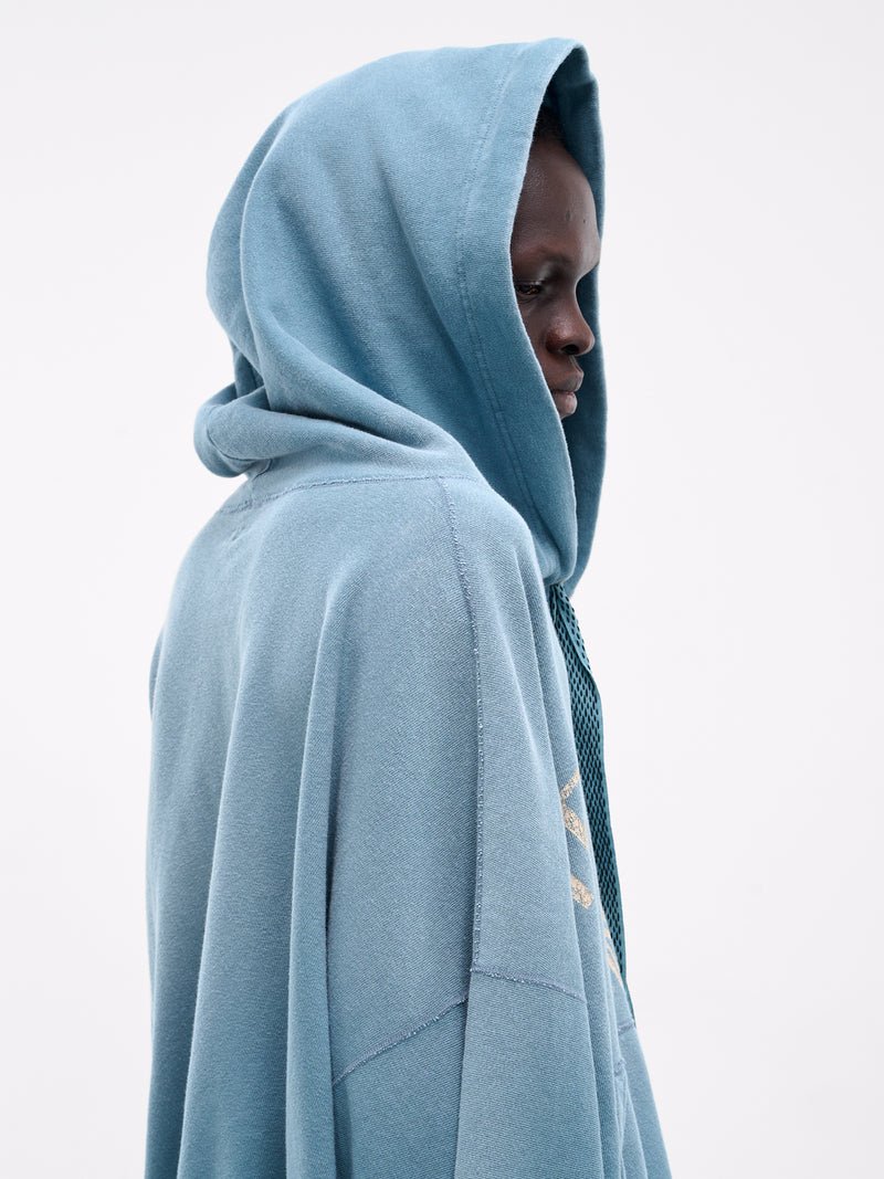 'Life Scherzo' Fleece Devil Hoodie (K2504LC153-TAQ-TURQUOISE)