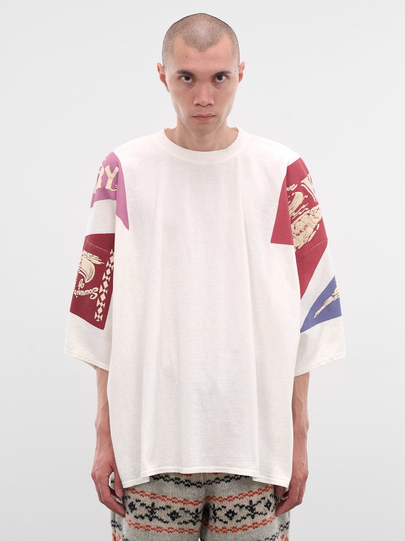 Yukon River Print Oversized Tee (K2508SC010-PURPLE)