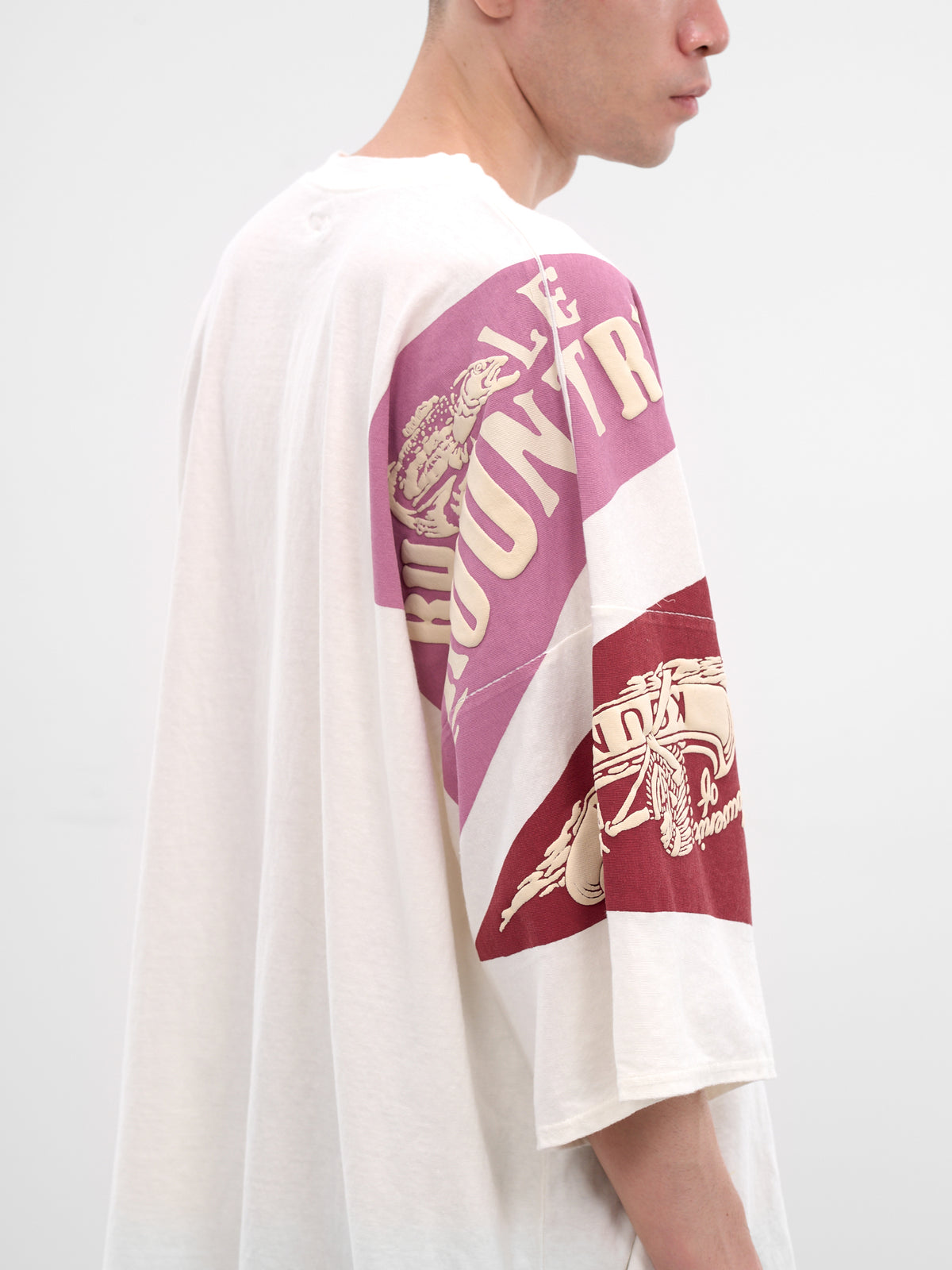 Yukon River Print Oversized Tee (K2508SC010-PURPLE)