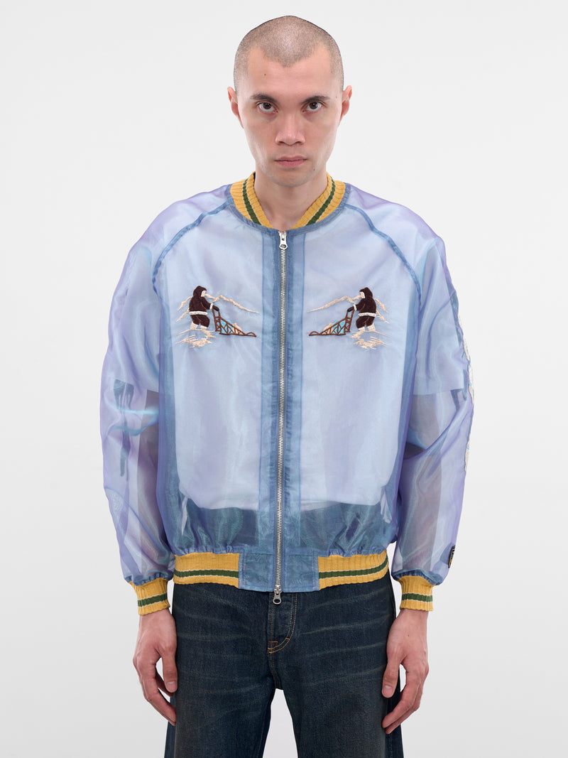 Sheer Yukon River Souvenir Jacket (K2509LJ075-LIGHT-BLUE)