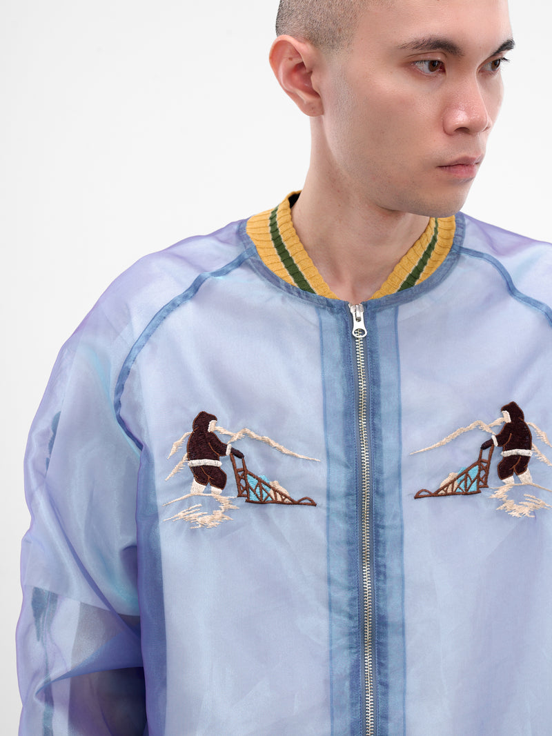 Sheer Yukon River Souvenir Jacket (K2509LJ075-LIGHT-BLUE)