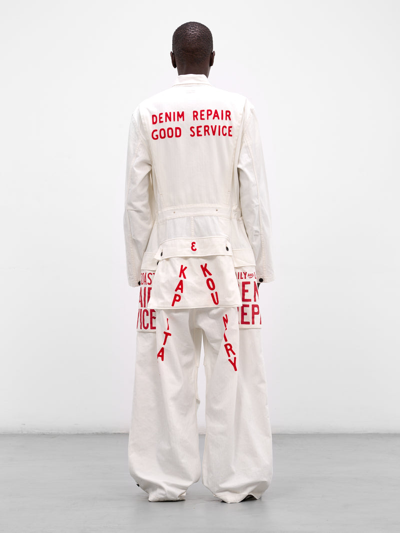 White Graphic Baggy Jumpsuit (K2509OP084-WHITE)