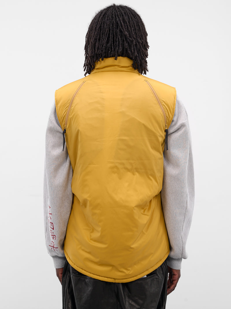 Mustard Nylon Zepher Fishing Vest (K2509SJ070-MUSTARD)