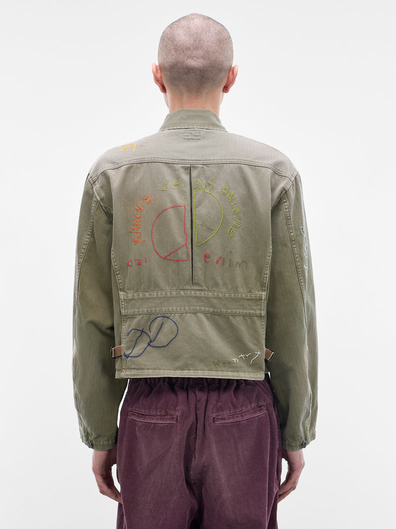 Khaki Hunter Drizzler Boxy Jacket (K2510LJ107-KHAKI)