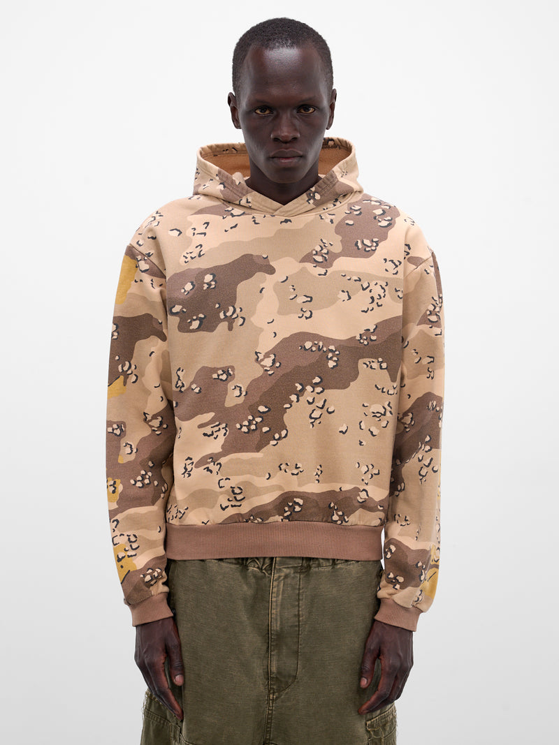 Beige Camo Fleece Hoodie (K2511LC169-BEIGE)
