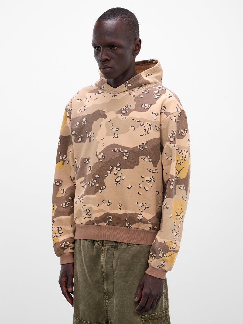 Beige Camo Fleece Hoodie (K2511LC169-BEIGE)