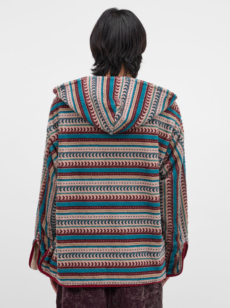 Fleece Tribal Stripe Hoodie (K2511LC188-MULTI)