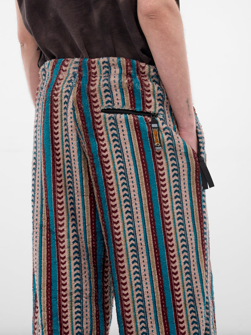 Fleece Knit Colombia Strip Pants (K2511LP190-MULTI)