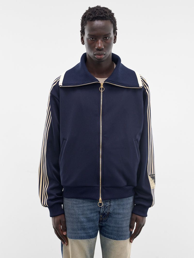 Navy High Neck Track Jacket (K2603LC067-NAVY)