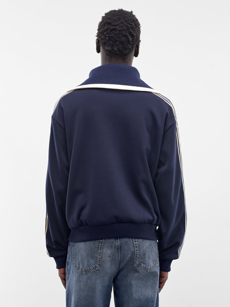 Navy High Neck Track Jacket (K2603LC067-NAVY)