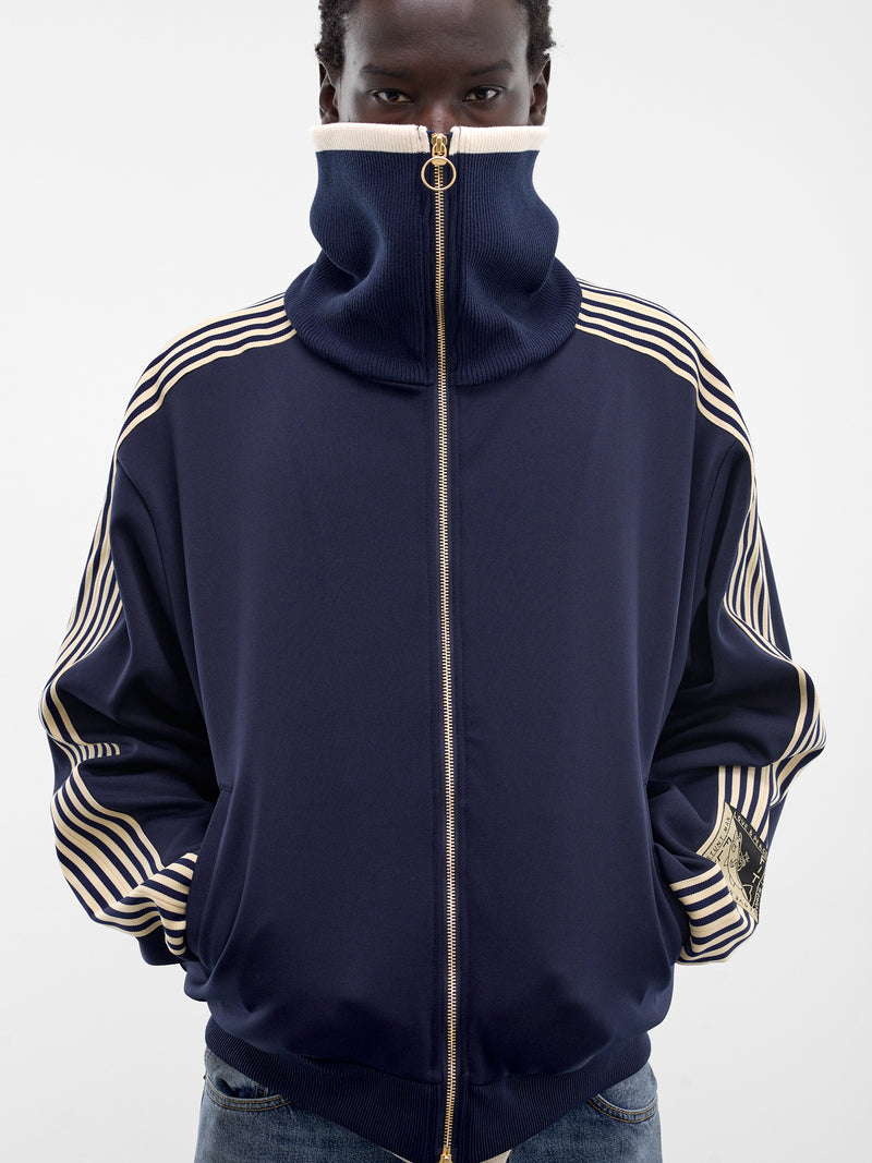 Navy High Neck Track Jacket (K2603LC067-NAVY)