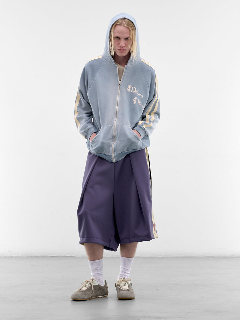 Kome Betsy Rosa Track Jorts (K2606LP221-PUR-PURPLE)