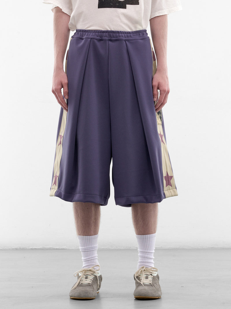 Kome Betsy Rosa Track Jorts (K2606LP221-PUR-PURPLE)