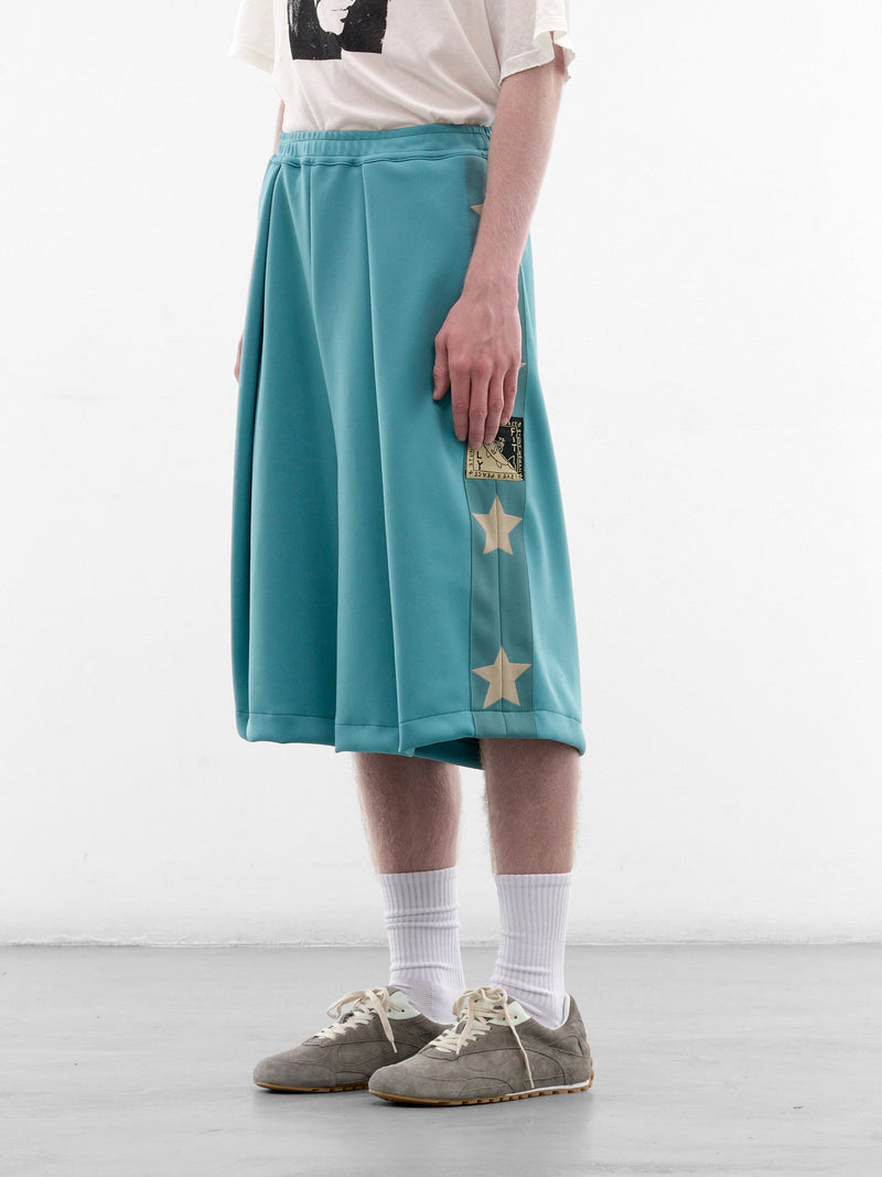 Kome Betsy Rosa Track Jorts (K2606LP221-TAQ-TURQUOISE