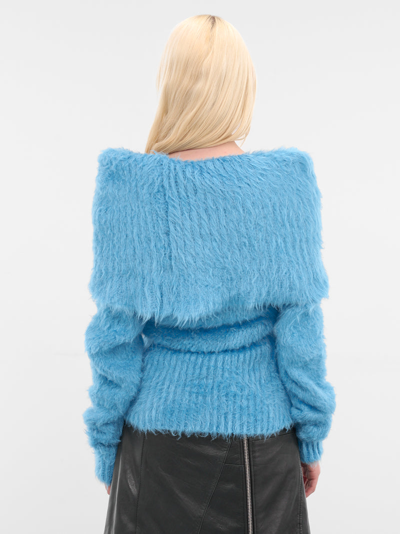 Katching Aqua Silk Knit Sweater (KATCHING-AQUA)