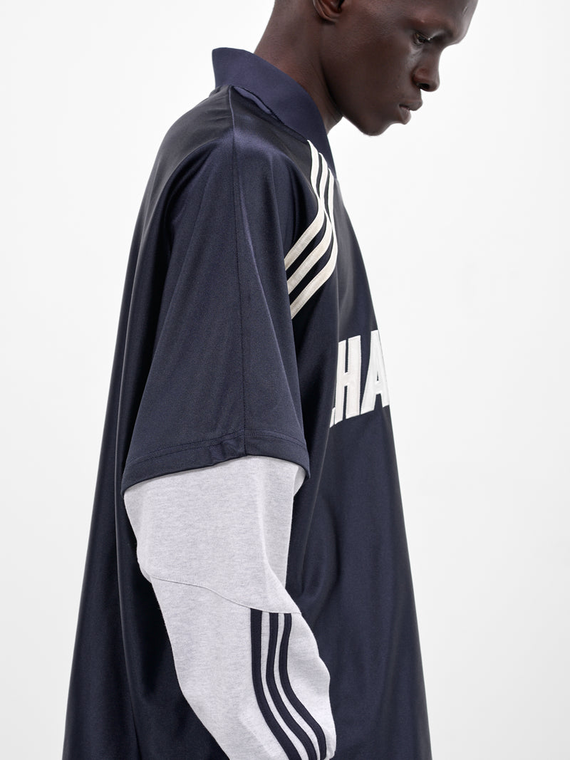 Willy Chavarria x Adidas Dazzle Sweatshirt (KD1799-BLUE)