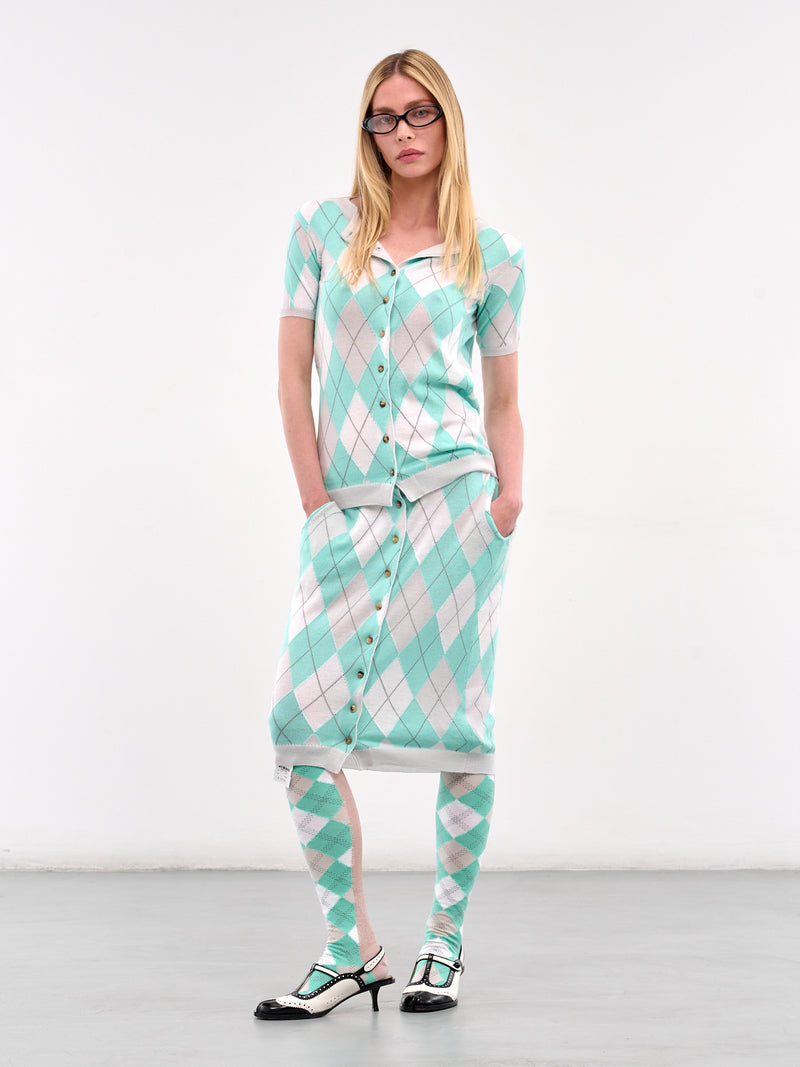 Kendra Cardigan Skirt (KENDRA-AQUA)