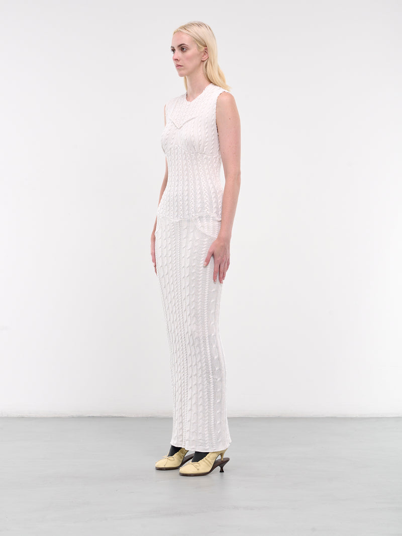 Kenny Knit Maxi Dress (KENNY-WHITE)