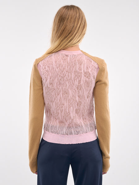 カーディガン "B" CAMEL PEPURAMU CARDIGAN PINK AKA Grey /Pink Cardigan – Kendalls Greek