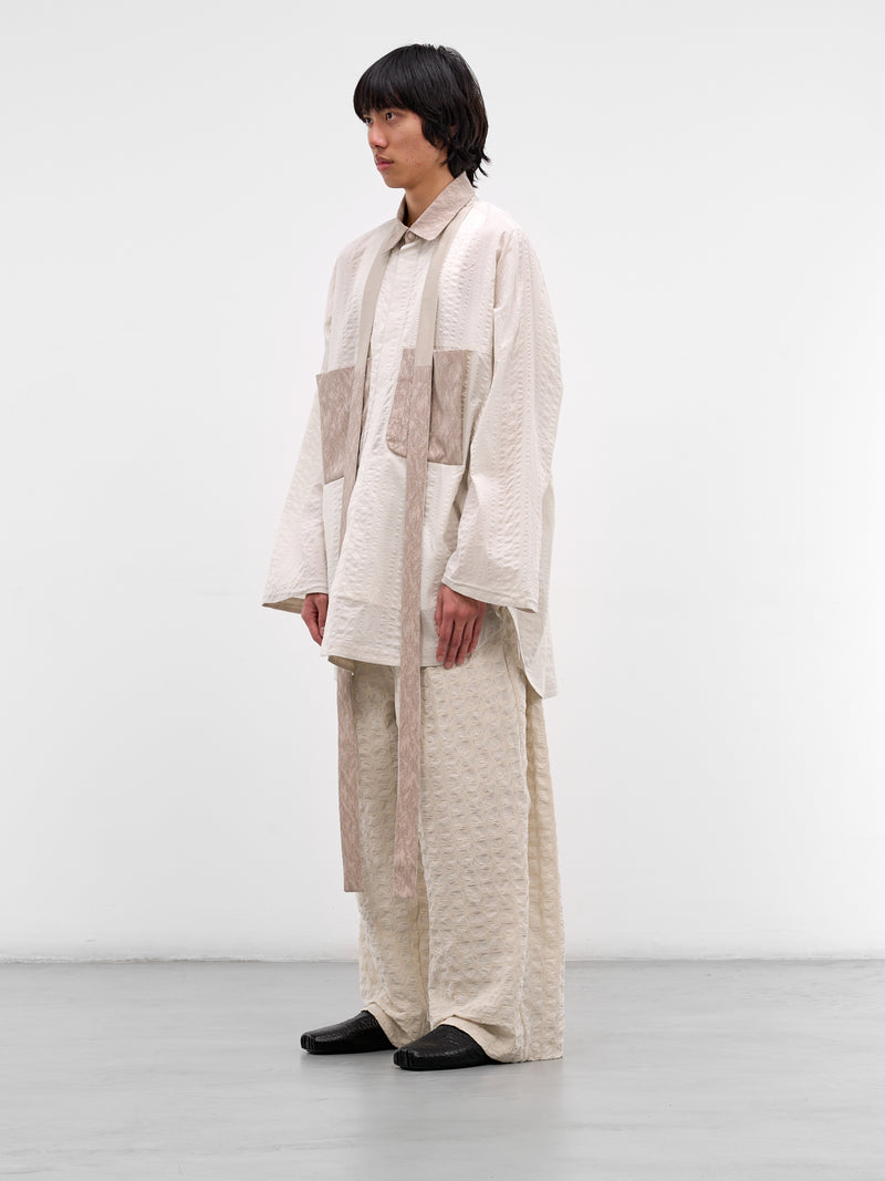 Kirtis White Seerlawn Cape Shirt (KIRTIS-ROSE-WHITE-SEERLAWN)