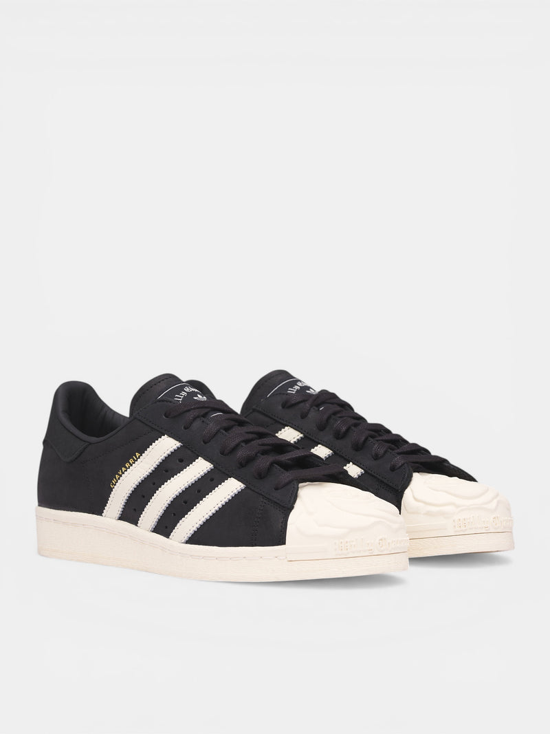 Willy Chavarria x Adidas Superstar Sneaker (KJ2029-CREAM-BLACK)