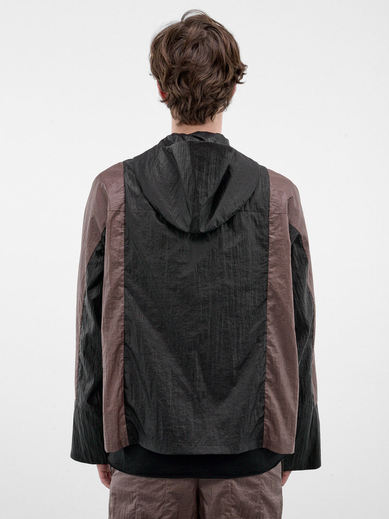 Two-Tone Hooded Jacket (KKAW26J06-39-GRAPHITE)