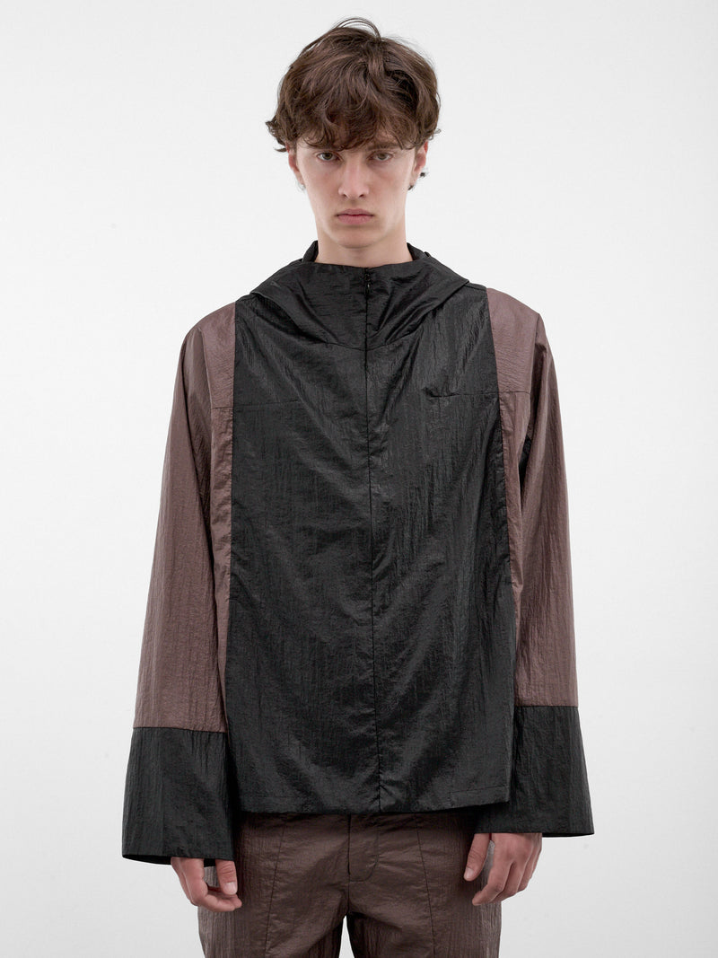 Two-Tone Hooded Jacket (KKAW26J06-39-GRAPHITE)