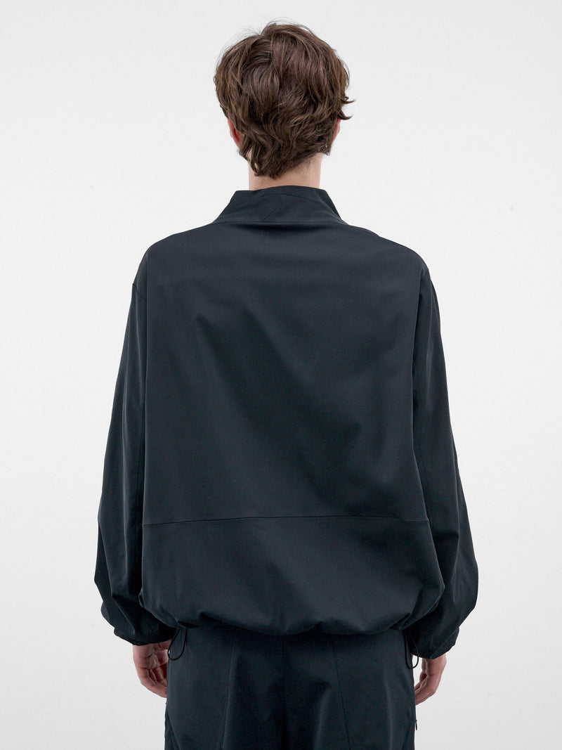 Petrol Blue Angular Zip Jacket (KKAW26J09-46-PETROL-BLUE)