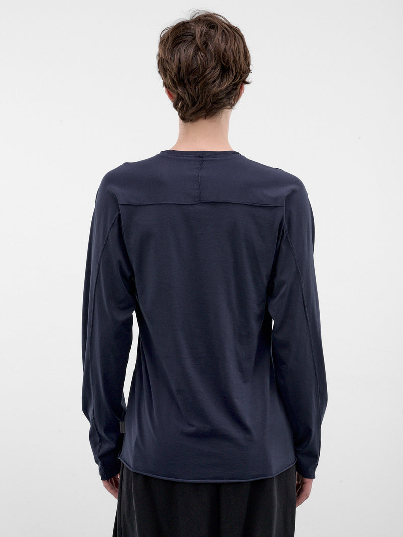 Ink Blue Long Sleeve Tee (KKAW26TP04-83-INK-BLUE)