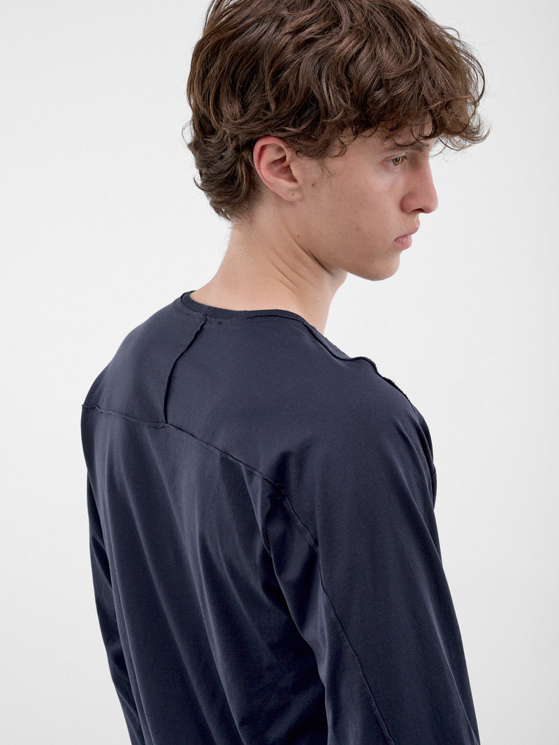 Ink Blue Long Sleeve Tee (KKAW26TP04-83-INK-BLUE)