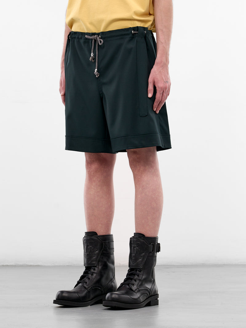 Kyan Scarab Drawstring Wool Short (KKSS26T11-137-SCARAB)