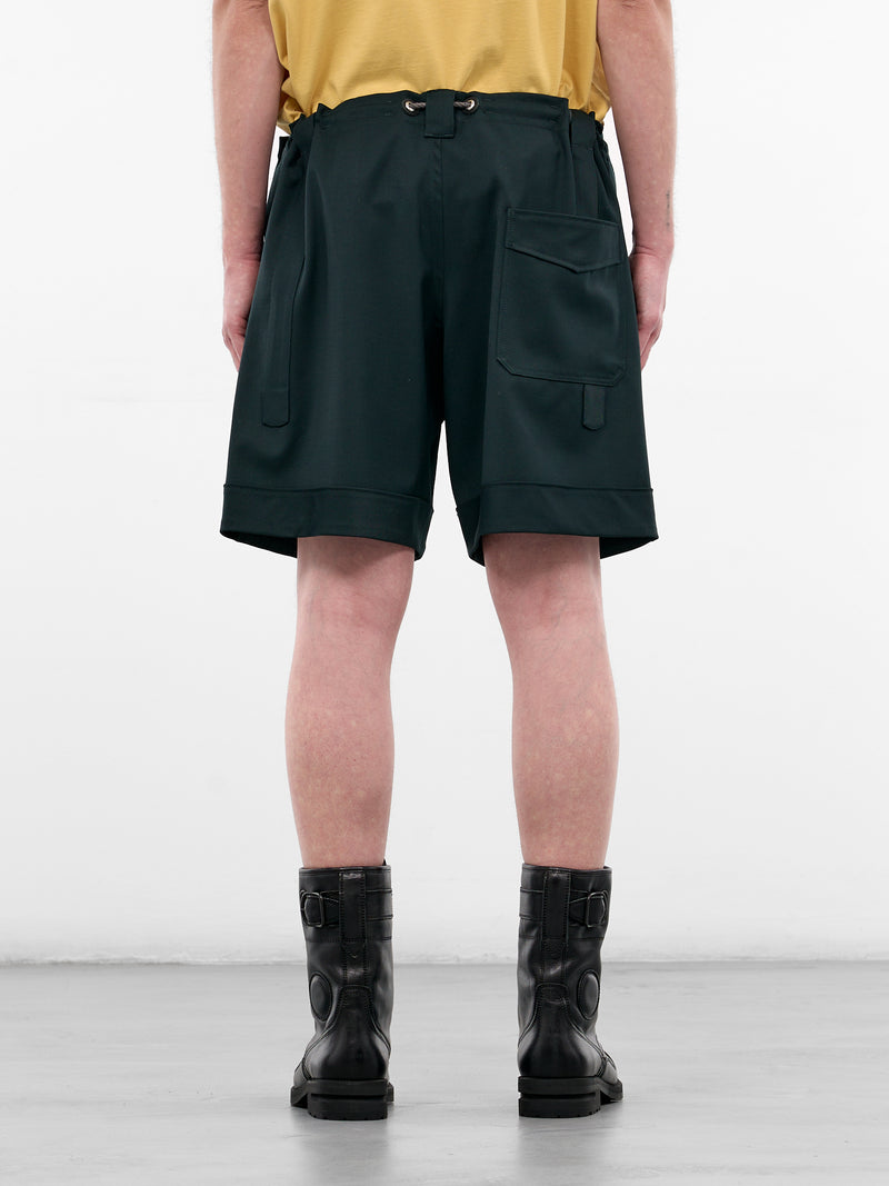 Kyan Scarab Drawstring Wool Short (KKSS26T11-137-SCARAB)