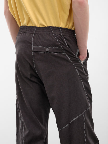 KIKO KOSTADINOV Wool Asymmetric Trousers | H.Lorenzo