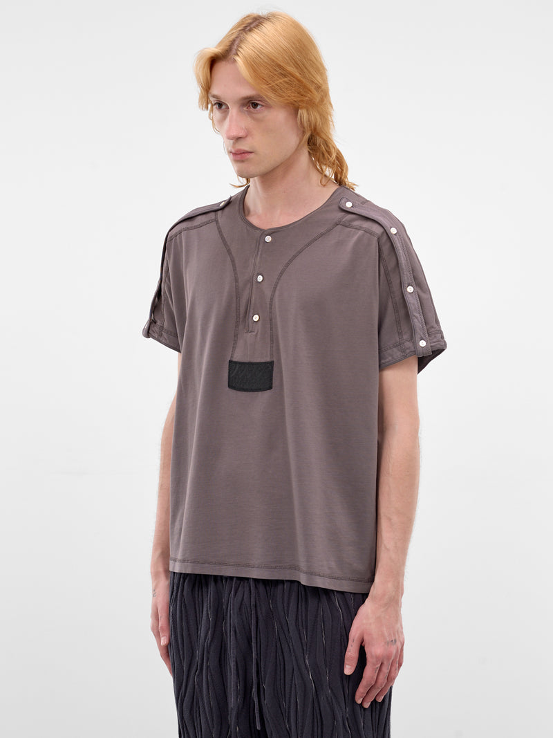 Sargo Iris Supima Henley Tee (KKSS26TP03-88-IRIS)