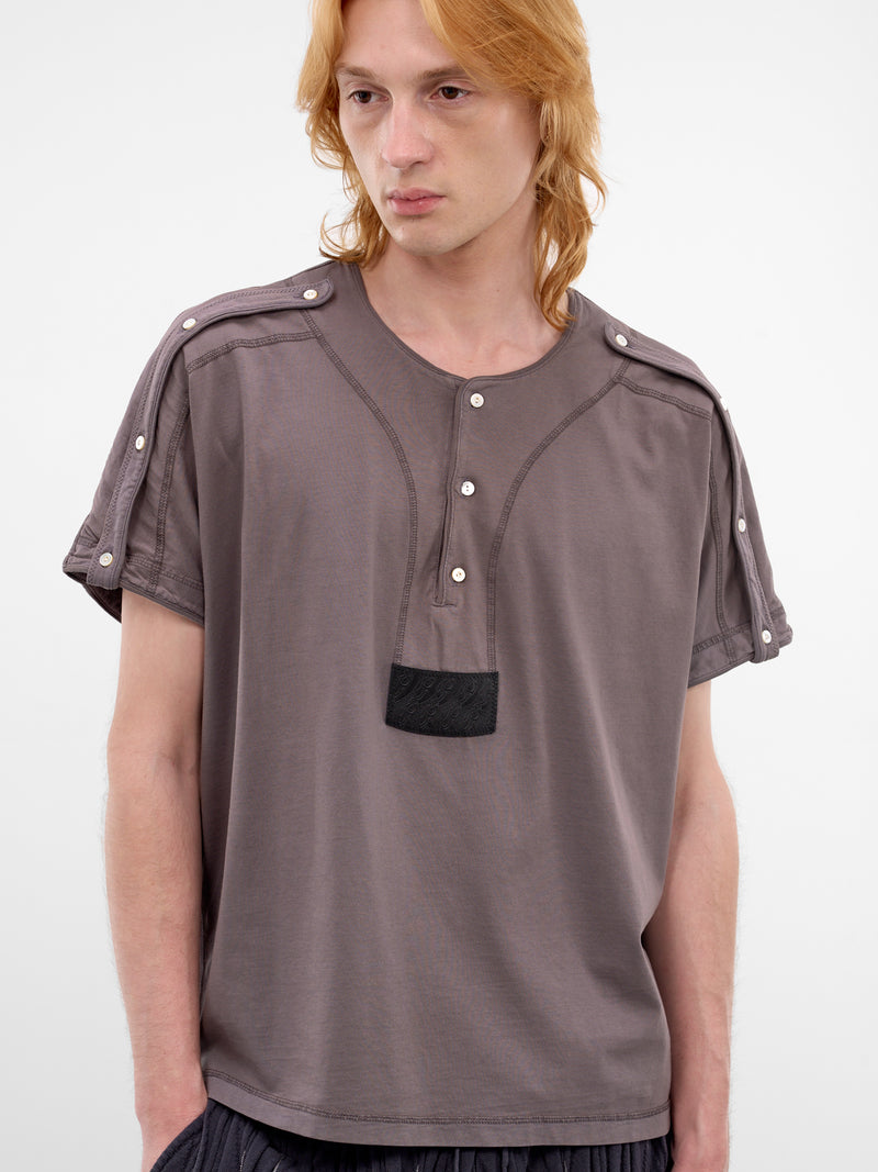 Sargo Iris Supima Henley Tee (KKSS26TP03-88-IRIS)