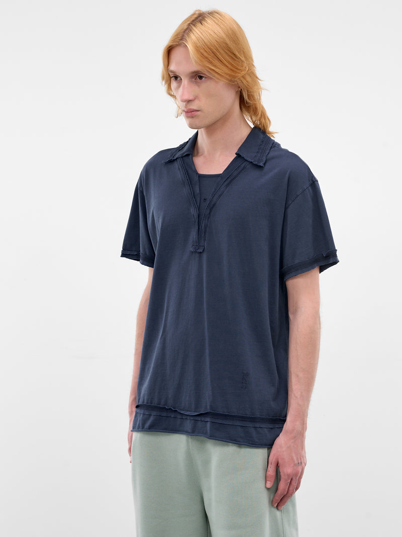 Otak Navy Supima Polo Shirt (KKSS26TP05-92-NAVY)