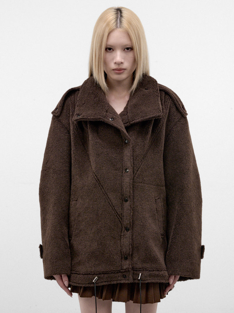 Mole Oversized Wool Coat (KKWAW26C03-38-MOLE)
