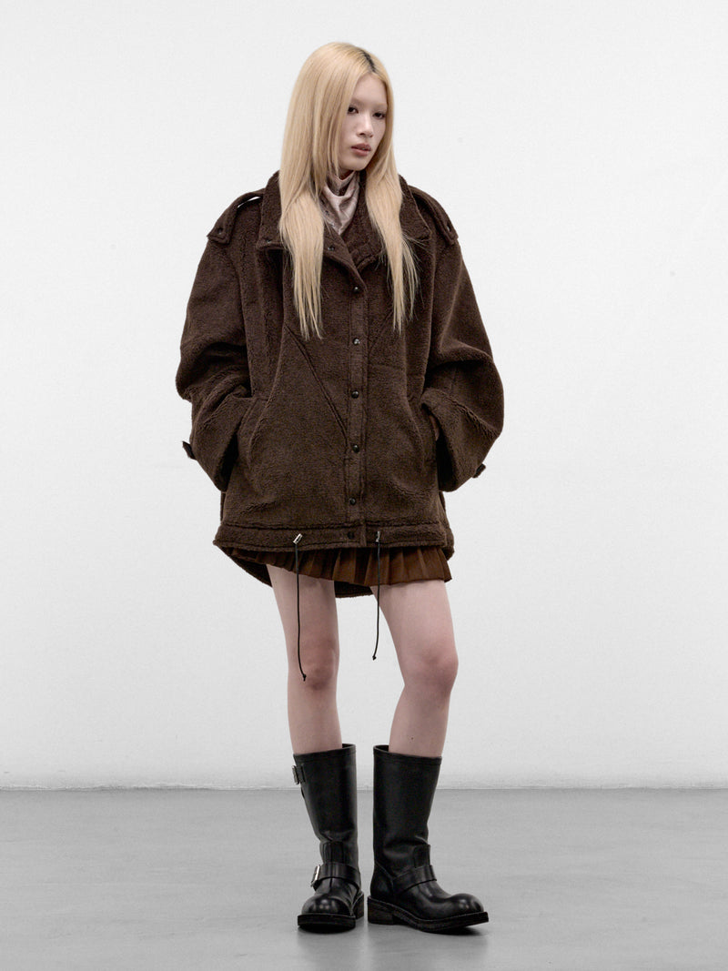 Mole Oversized Wool Coat (KKWAW26C03-38-MOLE)