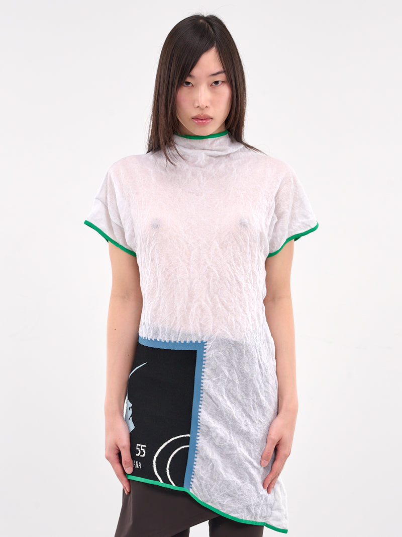 Promina Sheer Knit Tee (KN09-111-WHITE)