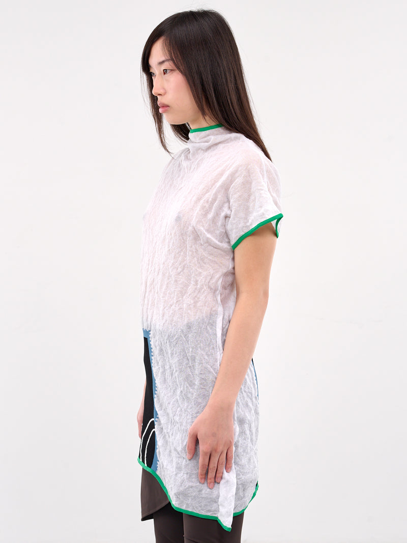 Promina Sheer Knit Tee (KN09-111-WHITE)