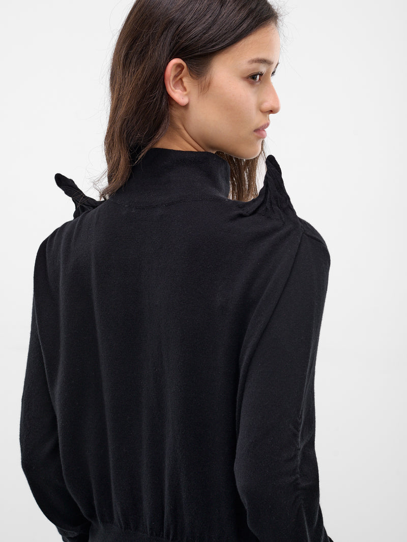 Black Cotton-Cashmere Kreed Cardigan (KREED-BLACK)