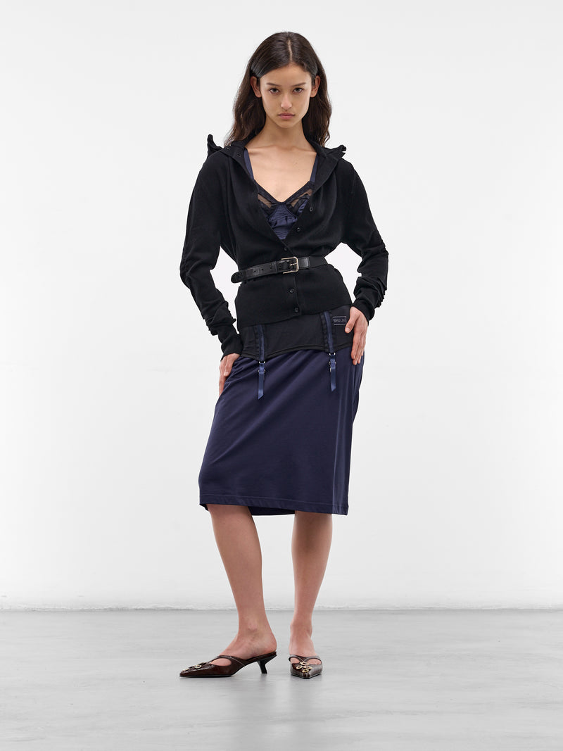 Black Cotton-Cashmere Kreed Cardigan (KREED-BLACK)