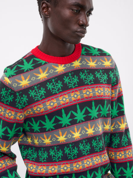 トップス 7 Cross Jacquard Knit Pullover Sweater SAR79_HAGCB_001_24-11-07_RT_24