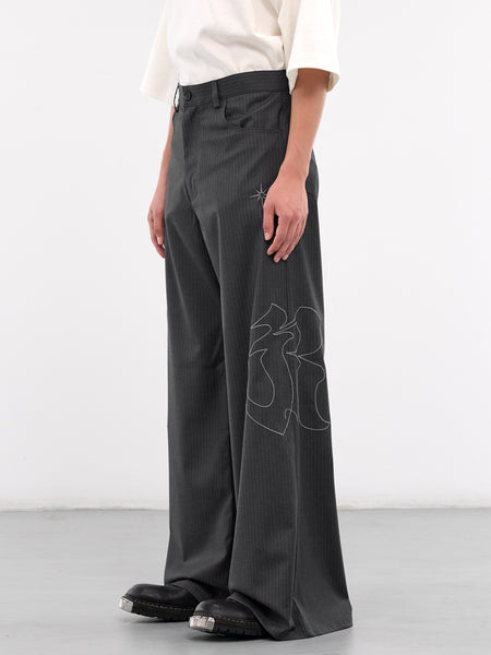 ルードギャラリー F HOLE TUCK STRIPE TROUSERS RUDE GALLERY☆F HOLE TUCK STRIPE TROUSERS