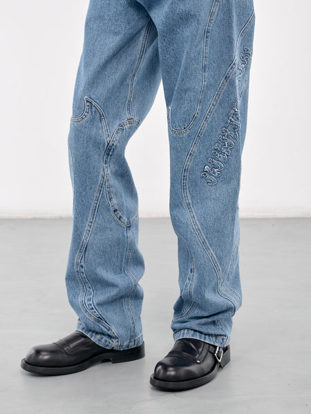 Rider Denim Jeans (KUF4MT02AP-TE427-BLUE)