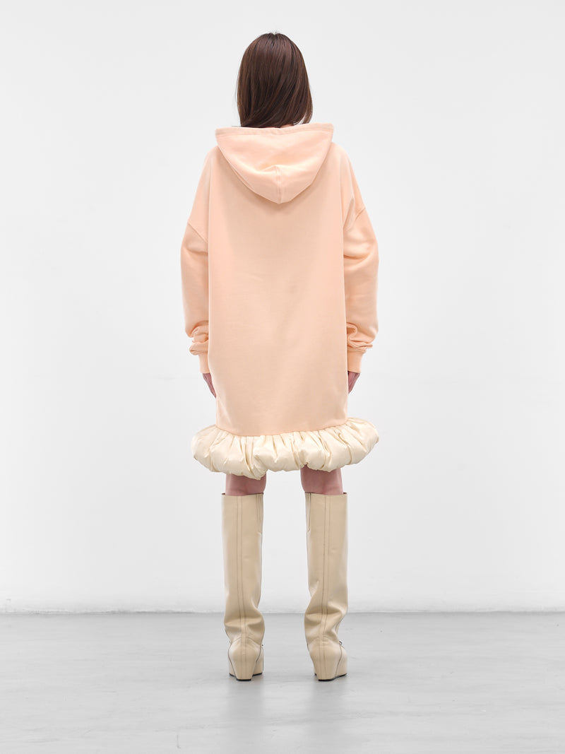 Beige 'St Mortiz' Hoodie Bubble Dress (KUR-HOTEL-ST-MORITZ-PEACH)